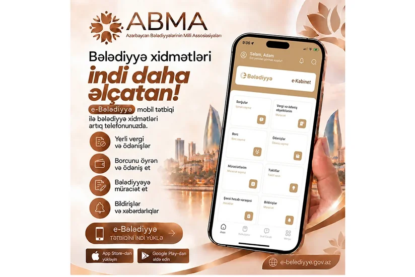 E-Bələdiyyə tətbiqi istifadəyə verilib
