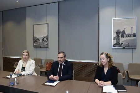 Ceyhun Bayramov Arye Laytstounla Azərbaycan-ABŞ strateji tərəfdaşlığını müzakirə edib
