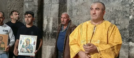 Члены Албано-удинской христианской общины посетили монастырь Агоглан