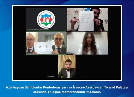ASK İsveçrə-Azərbaycan Ticarət Palatası ilə Anlaşma Memorandumu imzalayıb