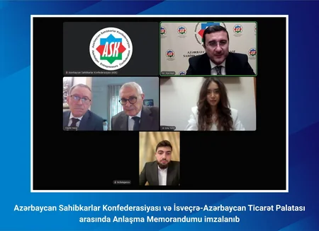 ASK İsveçrə-Azərbaycan Ticarət Palatası ilə Anlaşma Memorandumu imzalayıb