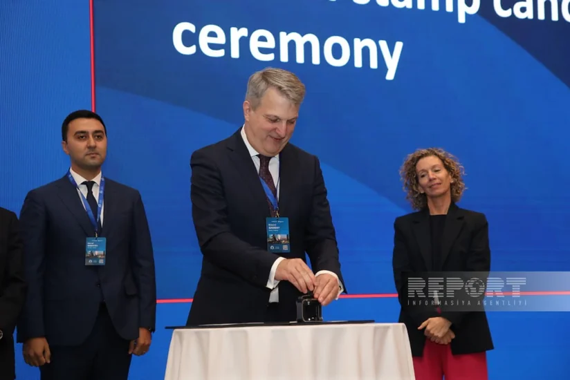 Bakıda PostEurop 2026 Baş Assambleyasının şərəfinə poçt markası möhürlənib