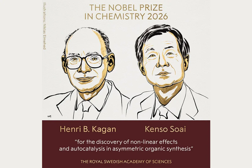 Henri B. Kagan, Kenso Soai win 2026 Nobel Prize in Chemistry