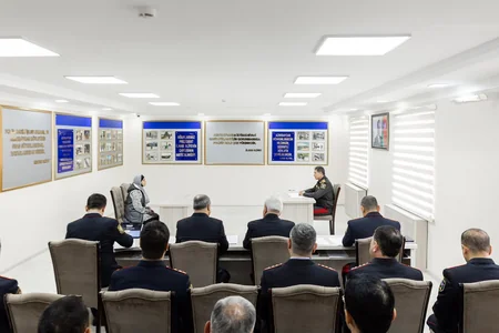 Vilayət Eyvazov Şəkidə vətəndaş qəbulu və sıra baxışı keçirib