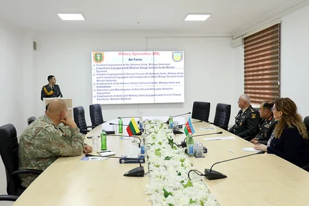 Azərbaycan və Litva arasında hərbi təhsil sahəsində əməkdaşlıq müzakirə olunub