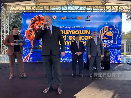 Gəncədə ilk dəfə voleybol festivalı keçirilib