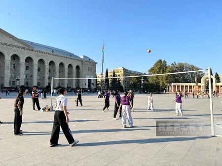 Gəncədə ilk dəfə voleybol festivalı keçirilib