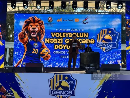Gəncədə ilk dəfə voleybol festivalı keçirilib