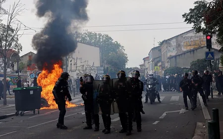 Fransada polis və etirazçılar arasında toqquşmalar olub, 500 nəfər saxlanılıb