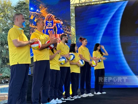 Gəncədə ilk dəfə voleybol festivalı keçirilib
