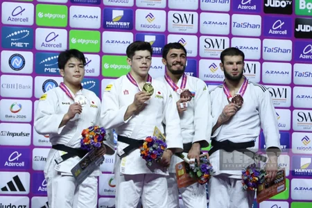 Azərbaycan cüdoçusu Murad Fətiyev dünya çempionatında bürünc medal qazanıb - YENİLƏNİB-4