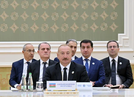 Türkmənbaşıda Azərbaycan və Mərkəzi Asiya Dövlət başçılarının 8-ci Məşvərət görüşü keçirilib - YENİLƏNİB-4