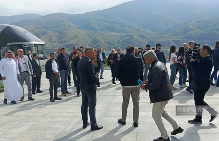 International conference participants visit Azerbaijan's Khojaly