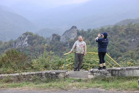Int'l travelers visit Ganjasar Monastery in Azerbaijan's Karabakh