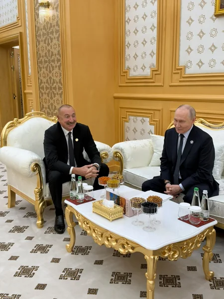 Ильхам Алиев встретился с Путиным и Бердымухамедовым в рамках встречи глав государств СНГ
