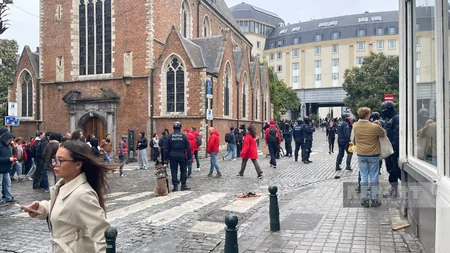 Brüsseldə tələbələr və polis arasında irimiqyaslı toqquşmalar Reportun obyektivində