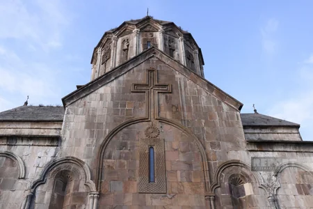 Int'l travelers visit Ganjasar Monastery in Azerbaijan's Karabakh