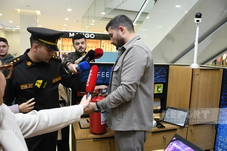 FHN-in Dövlət Yanğın Nəzarəti Xidməti yanğın təhlükəsizliyi mövzusunda kütləvi tədbir keçirib