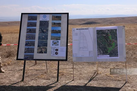 International travelers visit mine clearance site in Azerbaijan's Jabrayil