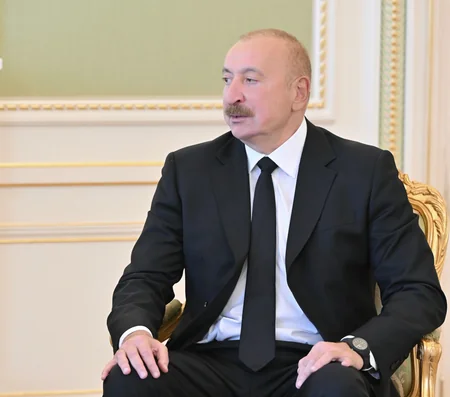 Президент Ильхам Алиев принял главу Чеченской Республики России