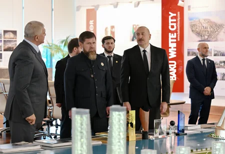 İlham Əliyev və Ramzan Kadırov Bakı Ağ Şəhərdə olublar