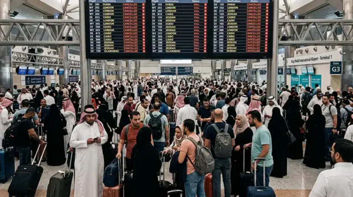 Riyadh airport suspends operations following attacks