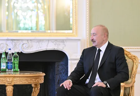 Президент Ильхам Алиев принял главу Чеченской Республики России