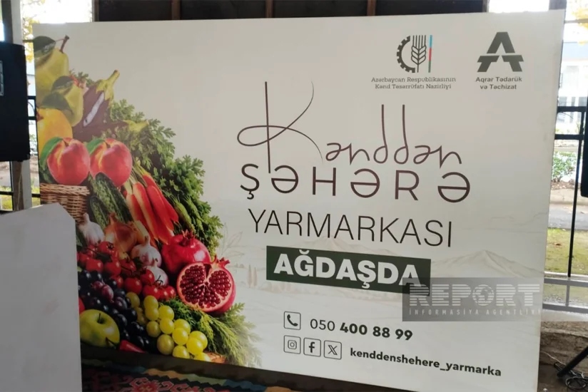 Ağdaşda Kənddən Şəhərə yarmarkası təşkil olunur