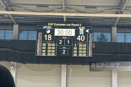 EHF Avropa Kuboku: Kür ilk oyunda APOEL-i böyük hesabla məğlub edib