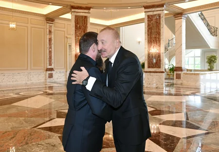Президент Ильхам Алиев принял главу Чеченской Республики России