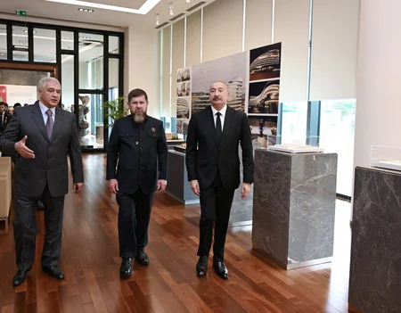 İlham Əliyev və Ramzan Kadırov Bakı Ağ Şəhərdə olublar