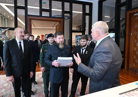 İlham Əliyev və Ramzan Kadırov Bakı Ağ Şəhərdə olublar