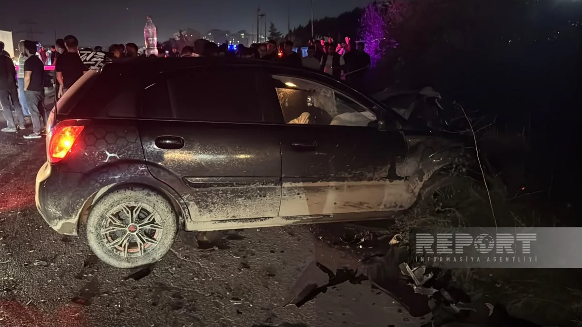 Masazırda motosikletlə avtomobil toqquşub, iki nəfər ölüb