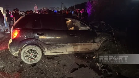 Masazırda motosikletlə avtomobil toqquşub, iki nəfər ölüb