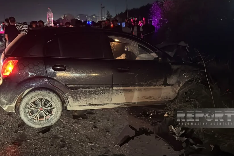 Masazırda motosikletlə avtomobil toqquşub, iki nəfər ölüb