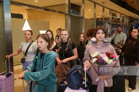 Another 30 Ukrainian children arrive in Azerbaijan for rehabilitation