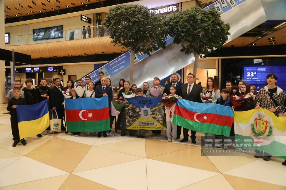 Another 30 Ukrainian children arrive in Azerbaijan for rehabilitation
