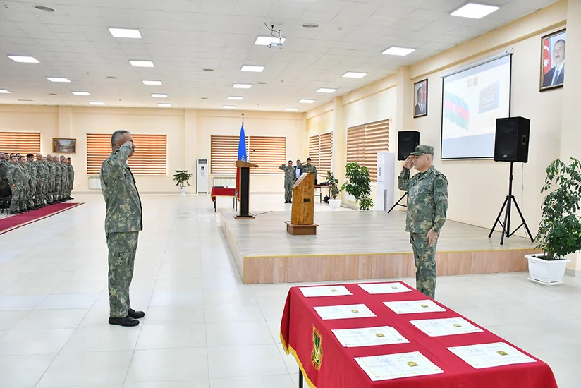 Azerbaijan Army holds graduation ceremony for Officer Development Cour