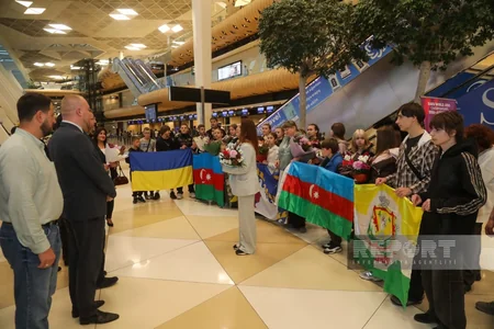 Another 30 Ukrainian children arrive in Azerbaijan for rehabilitation