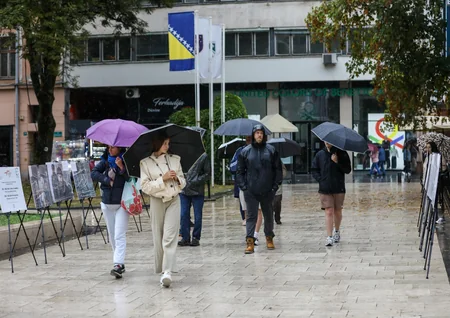 Sarayevoda mina qurbanlarına həsr olunmuş növbəti ekspozisiya keçirilib