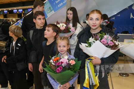 Another 30 Ukrainian children arrive in Azerbaijan for rehabilitation