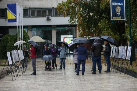 Sarayevoda mina qurbanlarına həsr olunmuş növbəti ekspozisiya keçirilib