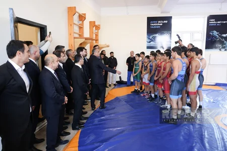 Respublika Olimpiya İdman Liseyinin təmirdən sonra açılışı olub