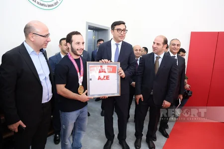 Respublika Olimpiya İdman Liseyinin təmirdən sonra açılışı olub