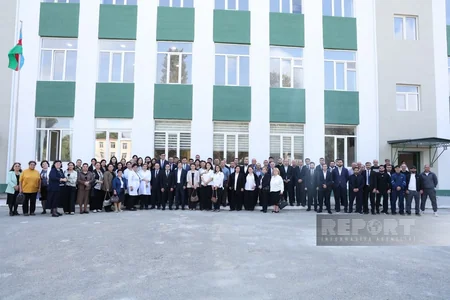 Respublika Olimpiya İdman Liseyinin təmirdən sonra açılışı olub