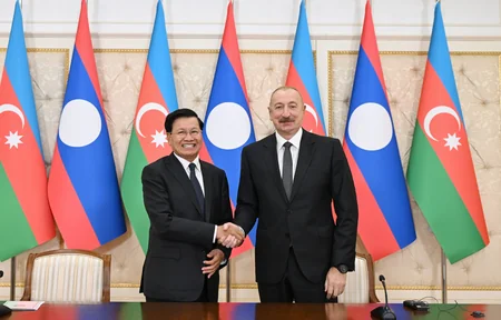 Azərbaycan və Laos prezidentləri mətbuata bəyanatlarla çıxış ediblər - YENİLƏNİB-2
