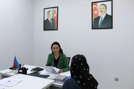 Ombudsman Səbinə Əliyeva vətəndaşları qəbul edib
