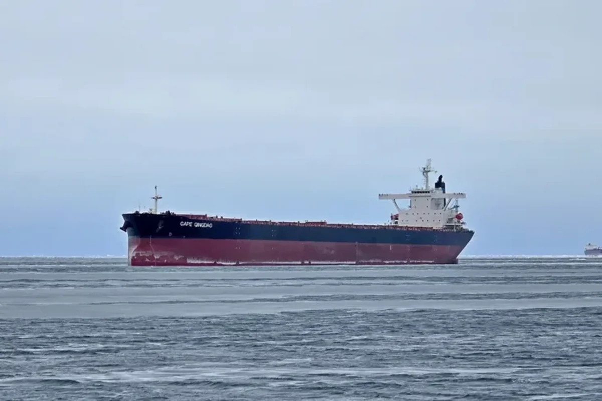 Two ships sink near Strait of Hormuz after projectile strikes