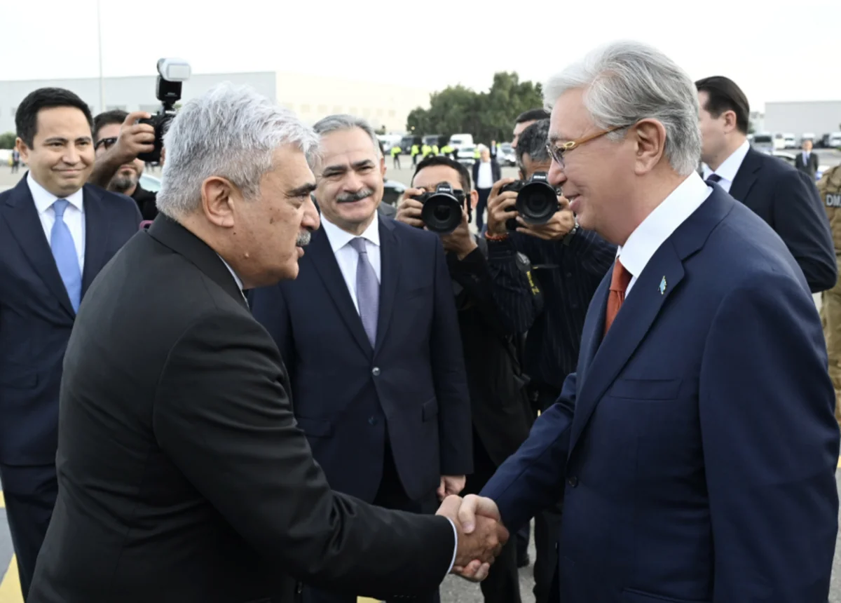 President of Kazakhstan arrives in Azerbaijan