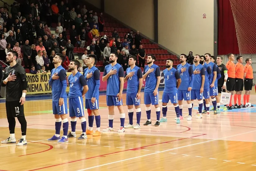 Azərbaycanın futzal millisinin Çexiya ilə oyun üçün heyəti açıqlanıb